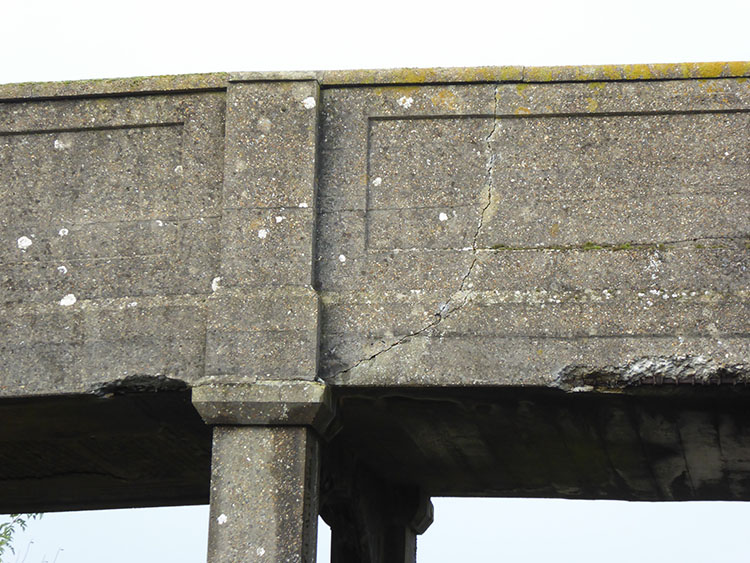 cracked bridge