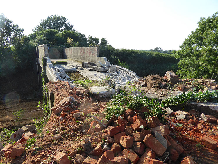 demolition in progress