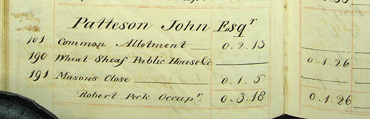 1814
                      survey Wheat Sheaf