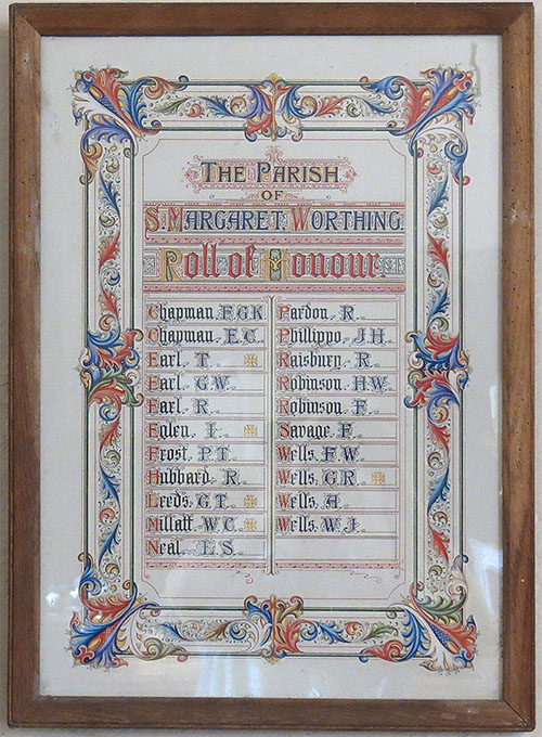 roll of honour