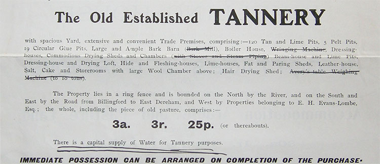 tannery details